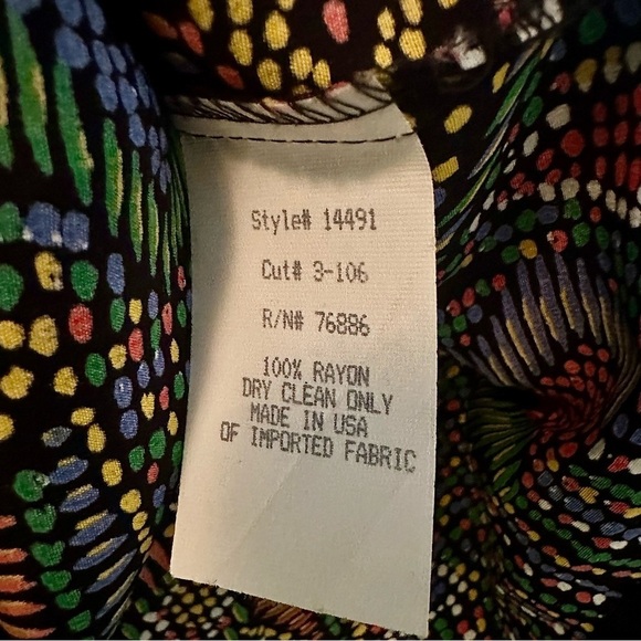 PLATINUM blouse cropped beaded boho vintage 1980s designer - Picture 7 of 10